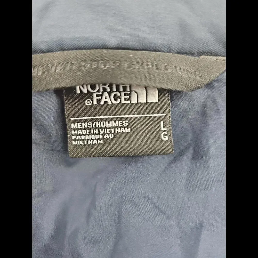 Men's The North Face Jacket Size L‎ Blue Collar Less Full Zip